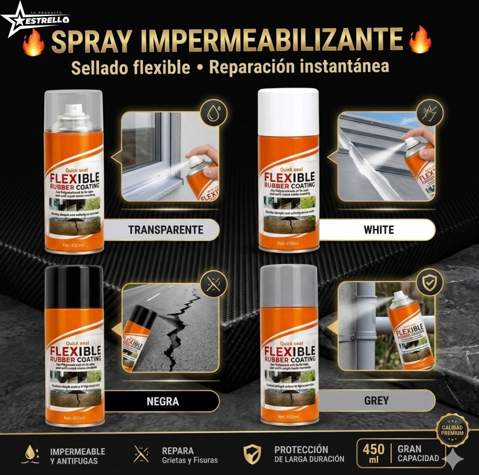 Spray Impermeabilizante de Goma
